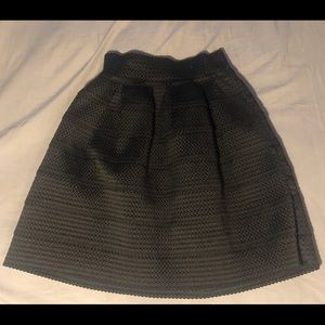 Black flair skirt from Macy’s